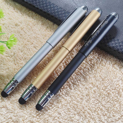 Executive Pen Stamp, Alu Magnet Touch With Name Engraved on the top