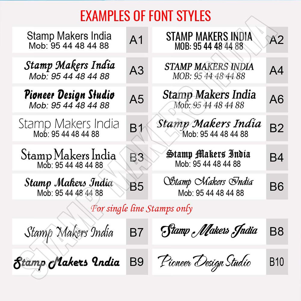 Executive Pen Stamp, Alu Magnet Touch With Name Engraved on the top