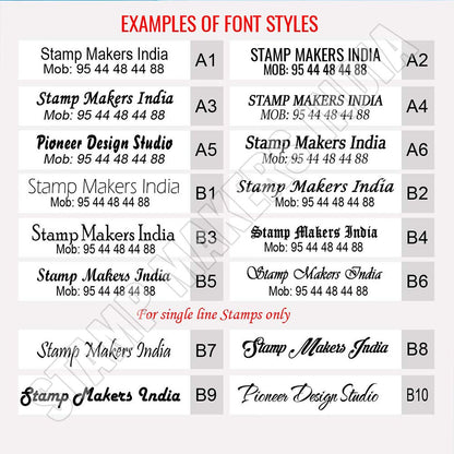 Executive Pen Stamp, Alu Magnet Touch With Name Engraved on the top