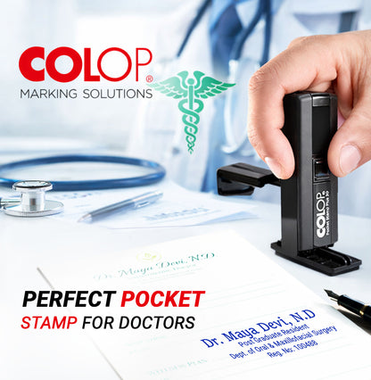 Colop Pocket Stamp for Doctors / Pocket Stamp