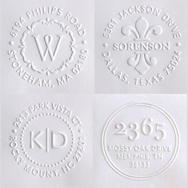 Custom Common Stamp & Embossing Stamp | Logo, Address & Library Stamp