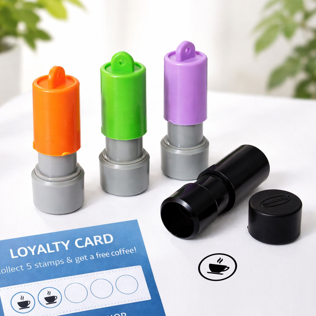 Loyalty Card Stamp 10mm | Custom Reward Stamp for Businesses