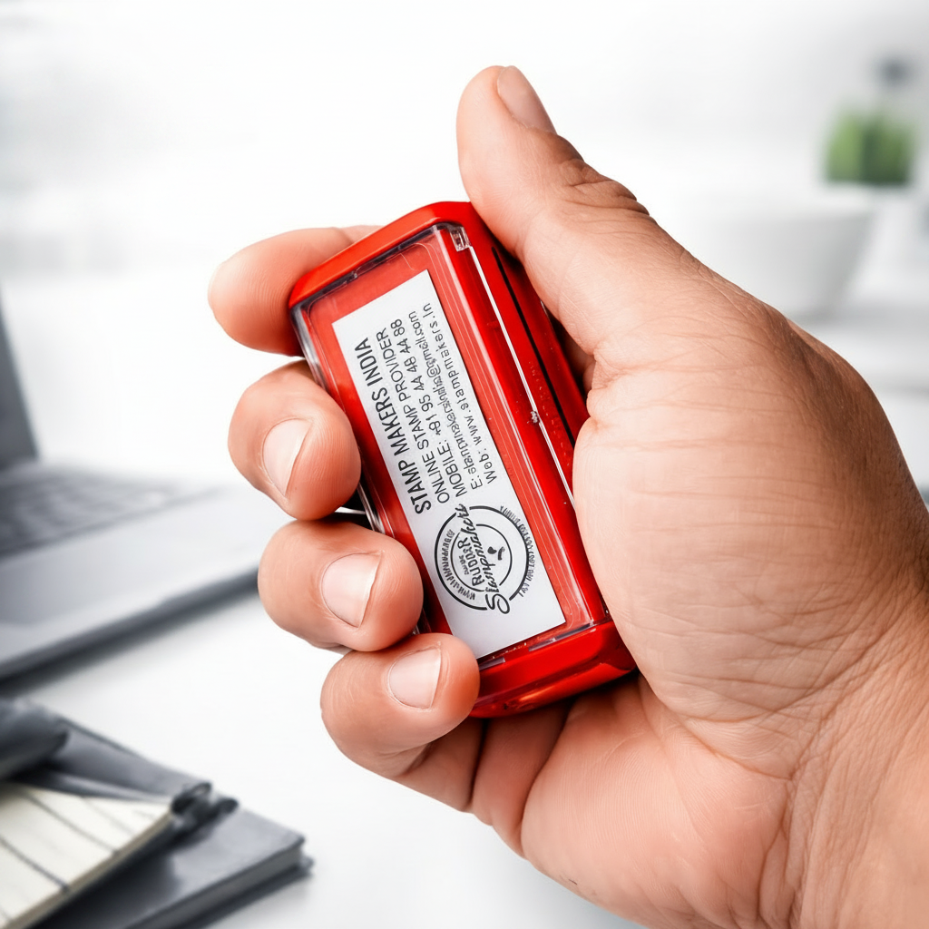 Trodat Pocket Stamp 60×20 mm | Compact Pre-Inked Stamp for Professionals