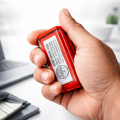 Trodat Pocket Stamp 60×20 mm | Compact Pre-Inked Stamp for Professionals