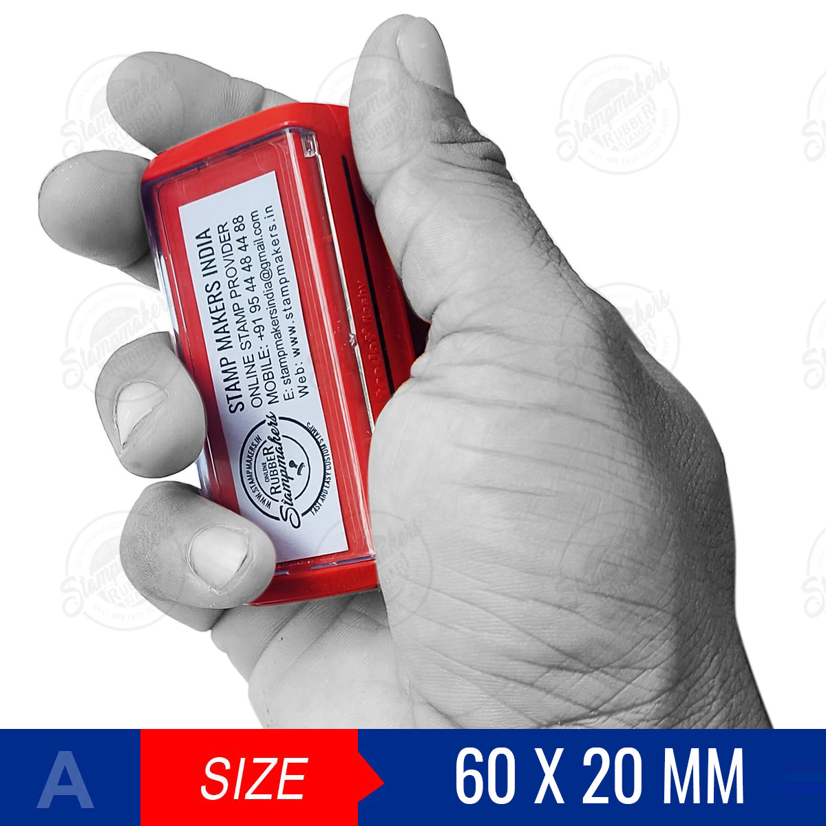 Trodat Pocket Stamp 60×20 mm | Compact Pre-Inked Stamp for Professionals