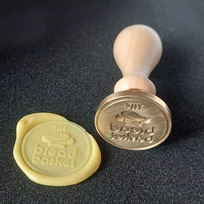 Custom Wax Stamp | Personalised Wax Seal Stamp with Logo & Name